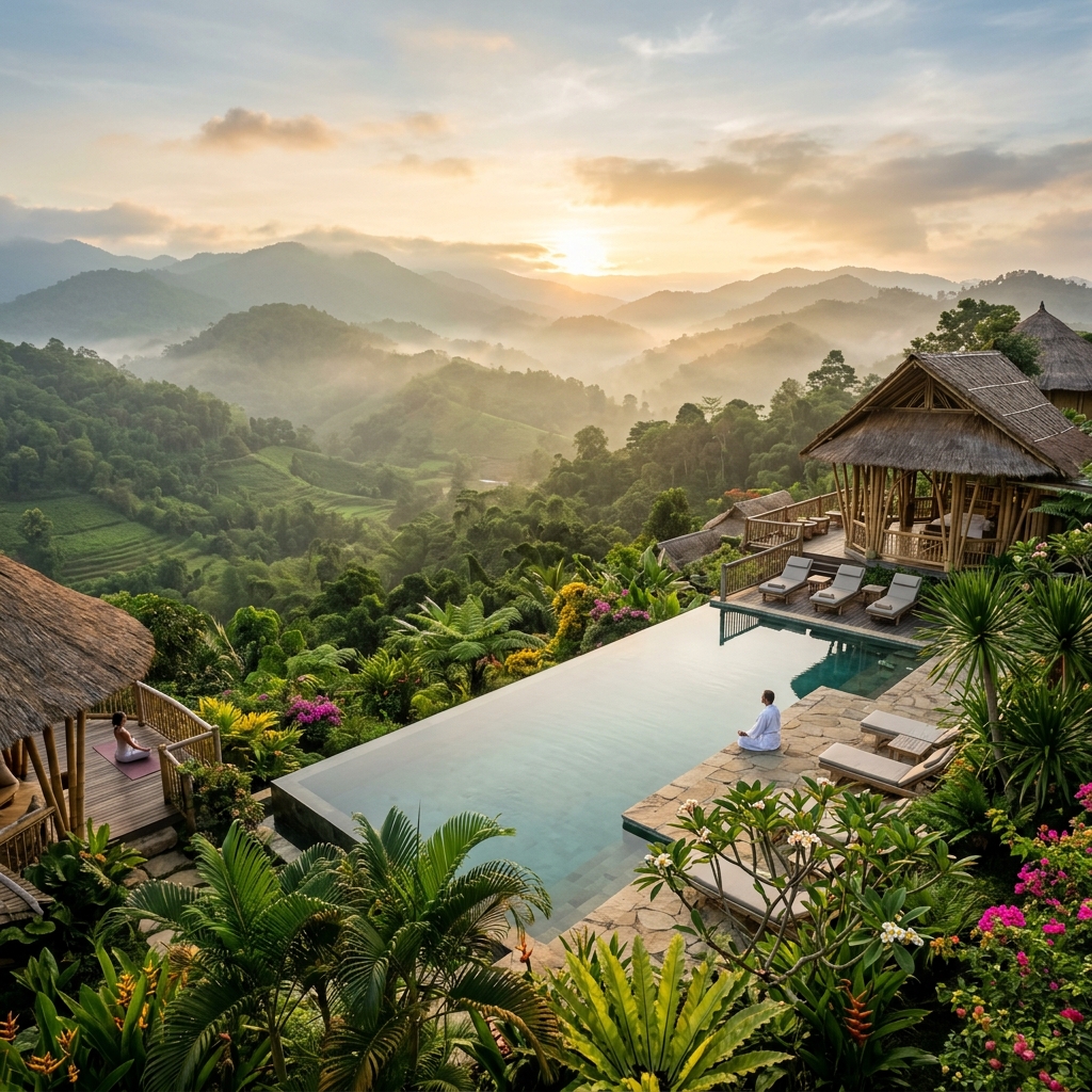 Serene wellness retreat surrounded by nature — TrendyExplore
